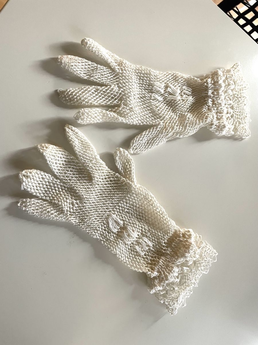 Guanti & manicotti: Filoschierte Handschuhe – Nuovo (secondo la descrizione) da Rütihof venduto da JulieH85