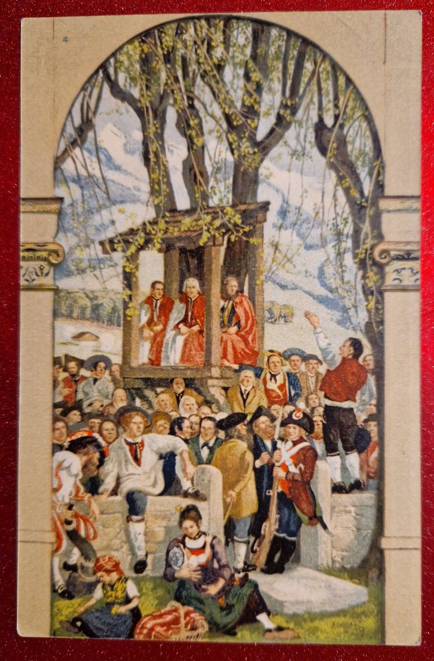 Cartoline postali: Bundesfeier Postkarte 1918 top – Nuovo (secondo la descrizione) da Melchnau venduto da Arthurius