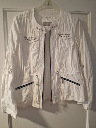 Weisse Jacke von Canda, Grösse 40, Top Zustand!