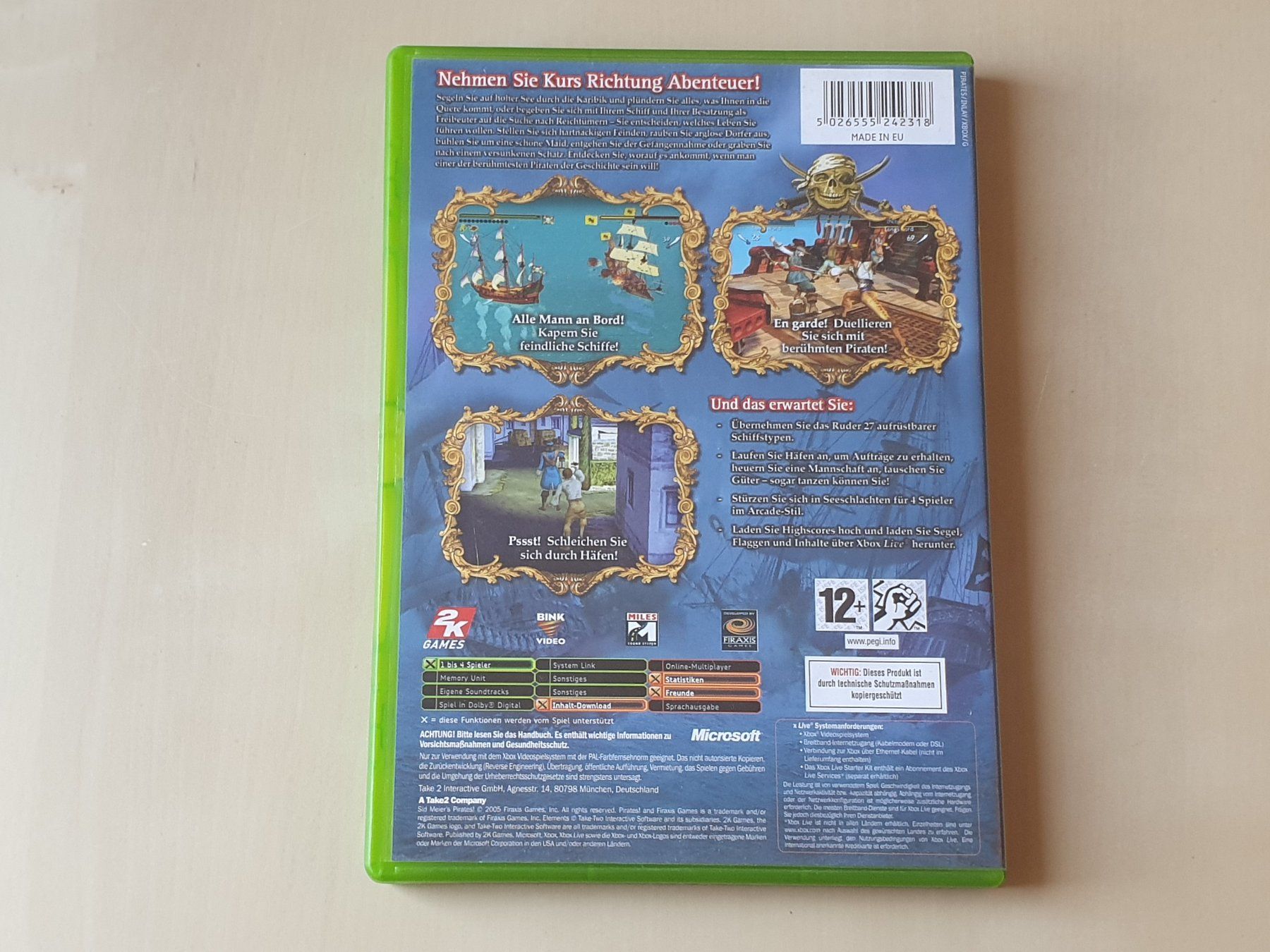 Microsoft Spiele: Sid Meiers Pirates – Gebraucht aus Stansstad von collectorsshop 1