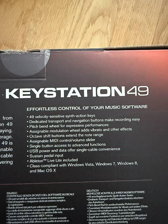 M-Audio Strumenti musicali: M-Audio 49 Keystation MIDI Controller – Usato da Pfäffikon SZ venduto da FedLo 1