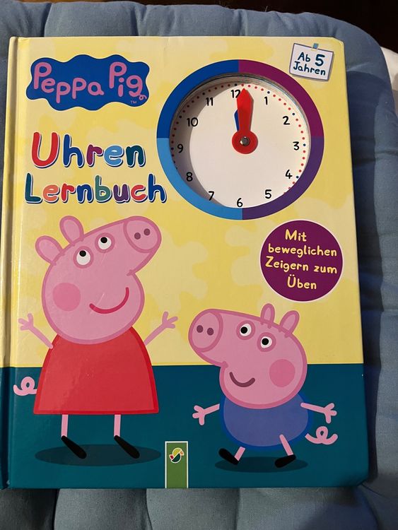 Peppa Uhren Lernbuch mit beweglichen Zeigern zum Üben | Kaufen auf Ricardo