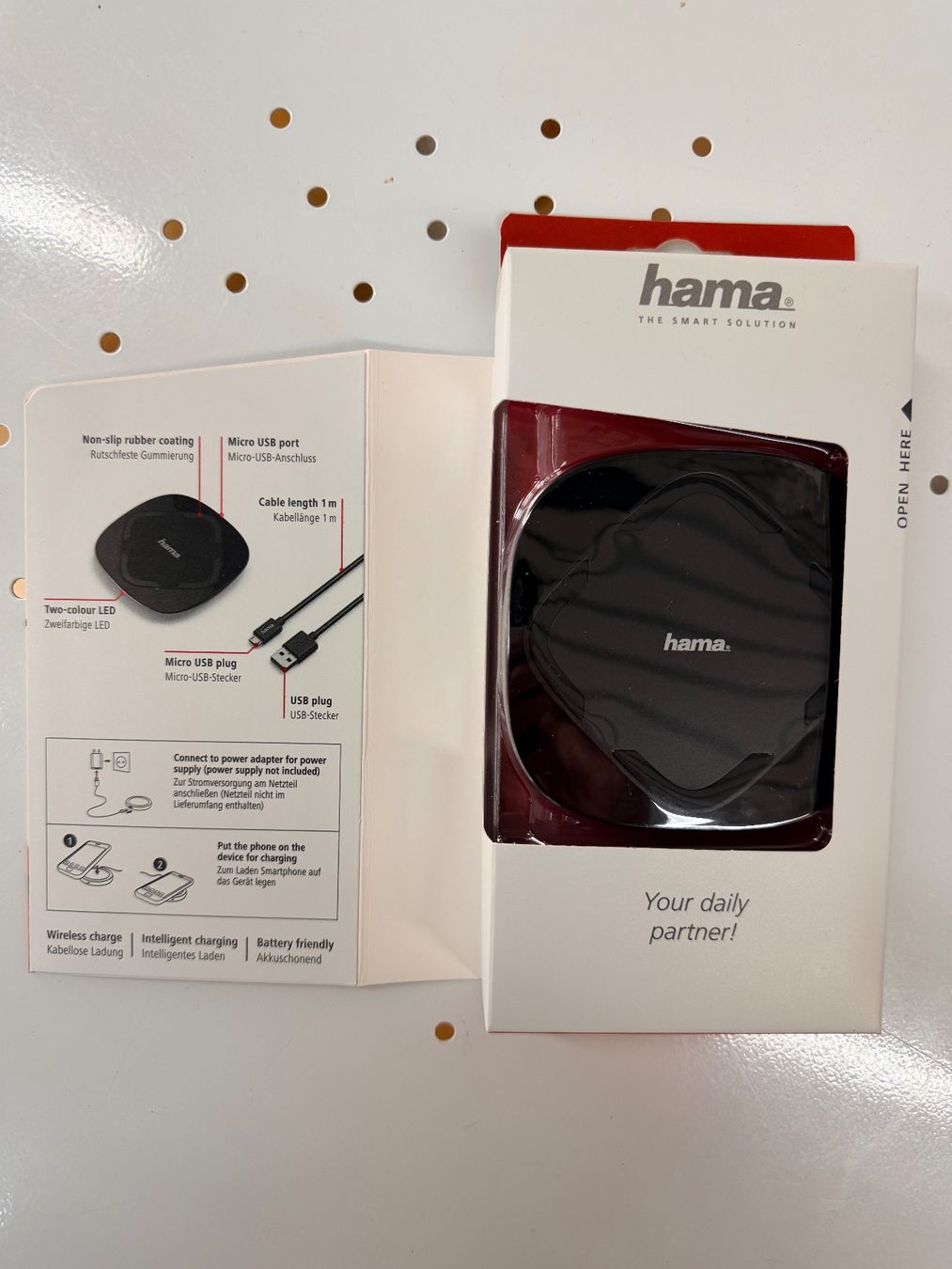 Hama Caricabatterie: Hama Wireless Charger Qi Fast Charging 5W – Nuovo e nell'imballaggio originale da Oensingen venduto da moe_ck67 1