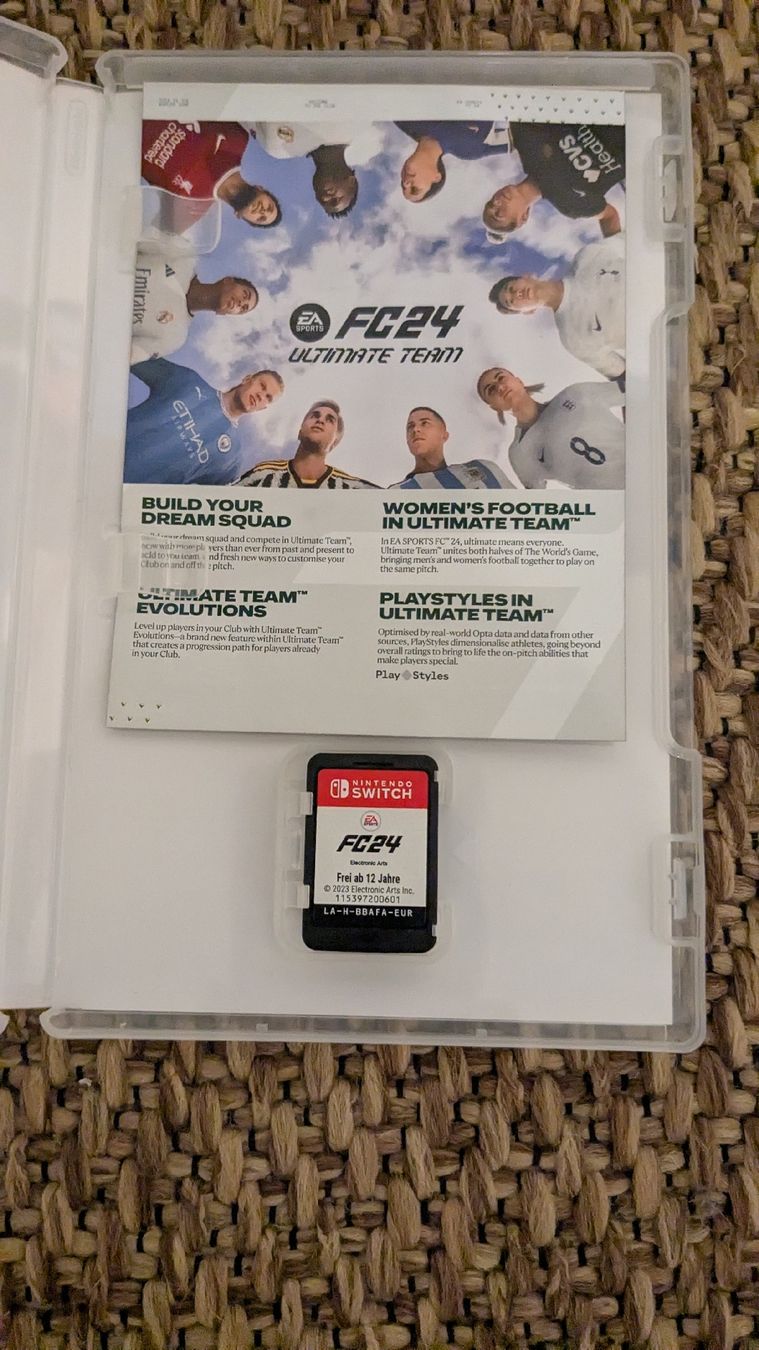 Nintendo Spiele: FC 24 Nintendo Switch Spiel Neuwertig – Gebraucht aus Wollerau von coehen 1