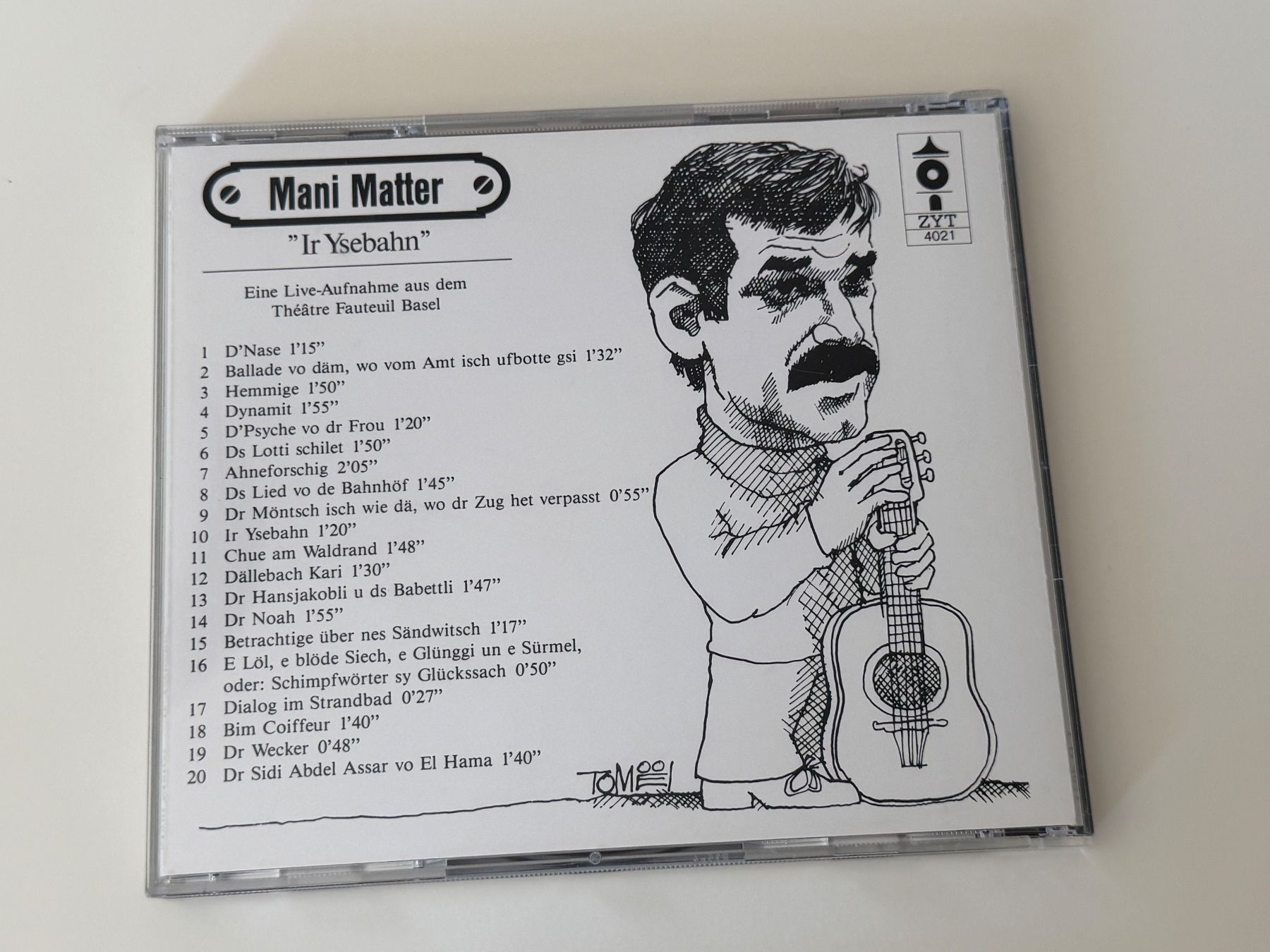 CD: Mani Matter - Ir Ysebahn CD – Usato da Altstätten SG venduto da sheamus 1