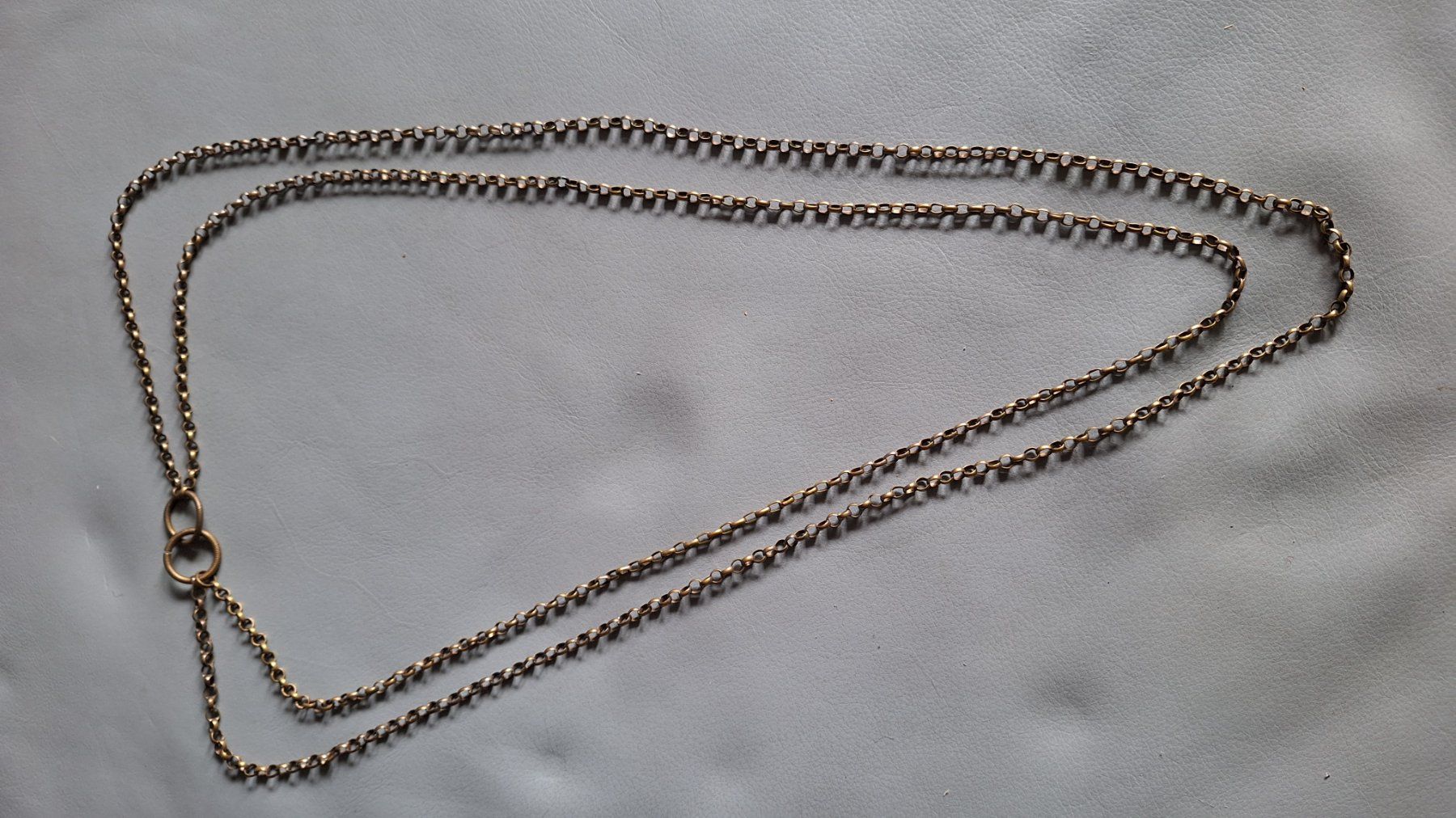 Ketten: Vintage Kette Doppelt ,  lang Messing – Gebraucht aus Arlesheim von shopradl 4