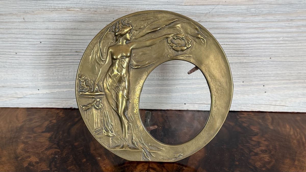 Cornici: Jugendstil Bronze Rahmen – Usato da Riedholz venduto da Frettchen63
