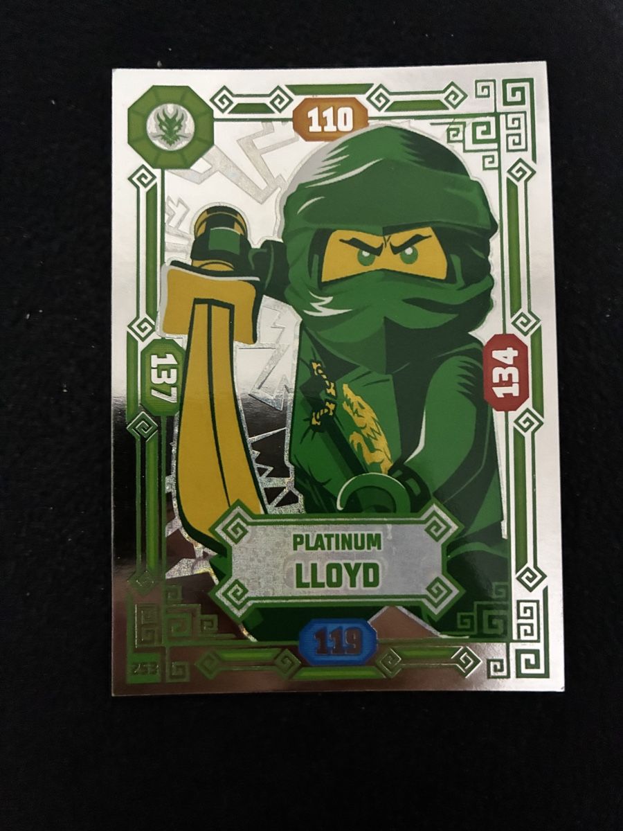 Carte collezionabili: Carte Ninjago Platinum Lloyd 253 – Nuovo (secondo la descrizione) da Taverne venduto da nad02026