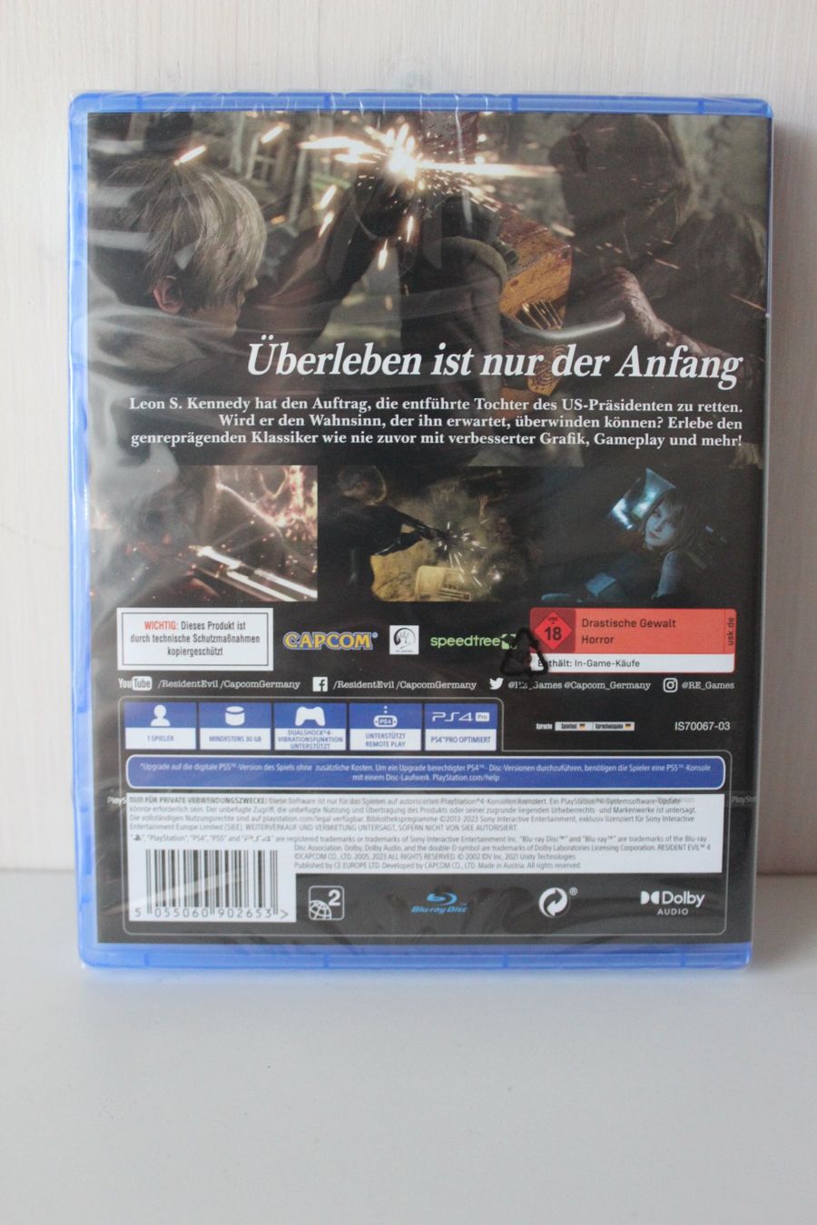 Spiele: Capcom Resident Evil 4 Remake - PlayStation 4 / PS4 / NEU – Neu und originalverpackt aus Ebertswil von Ricogoeritz 1