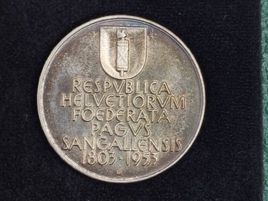 Medaglie: Medaille St-Gall 1803-1953 Silber – Nuovo e nell'imballaggio originale da Bure venduto da chap981 1