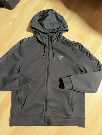 Veste à capuche Alessandro Zavetti noire, taille L