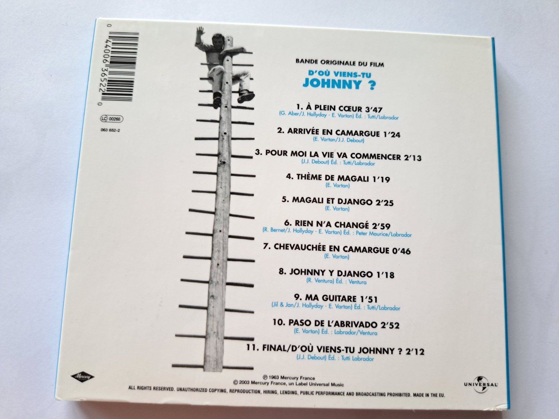 CD: Cd D'où viens-tu Johnny ? – Usato da Pully venduto da bro_n52j 1
