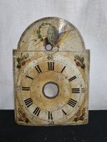 Antikes Zifferblatt für Standuhr, restaurationsbedürftig