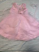 Festliches Kinderkleid, Gr. 92/98, rosa