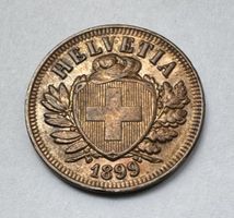 1899 2 Rappen -unz