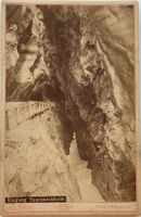 Kabinettfoto J. Fetzer, Bad Ragaz - Taminaschlucht