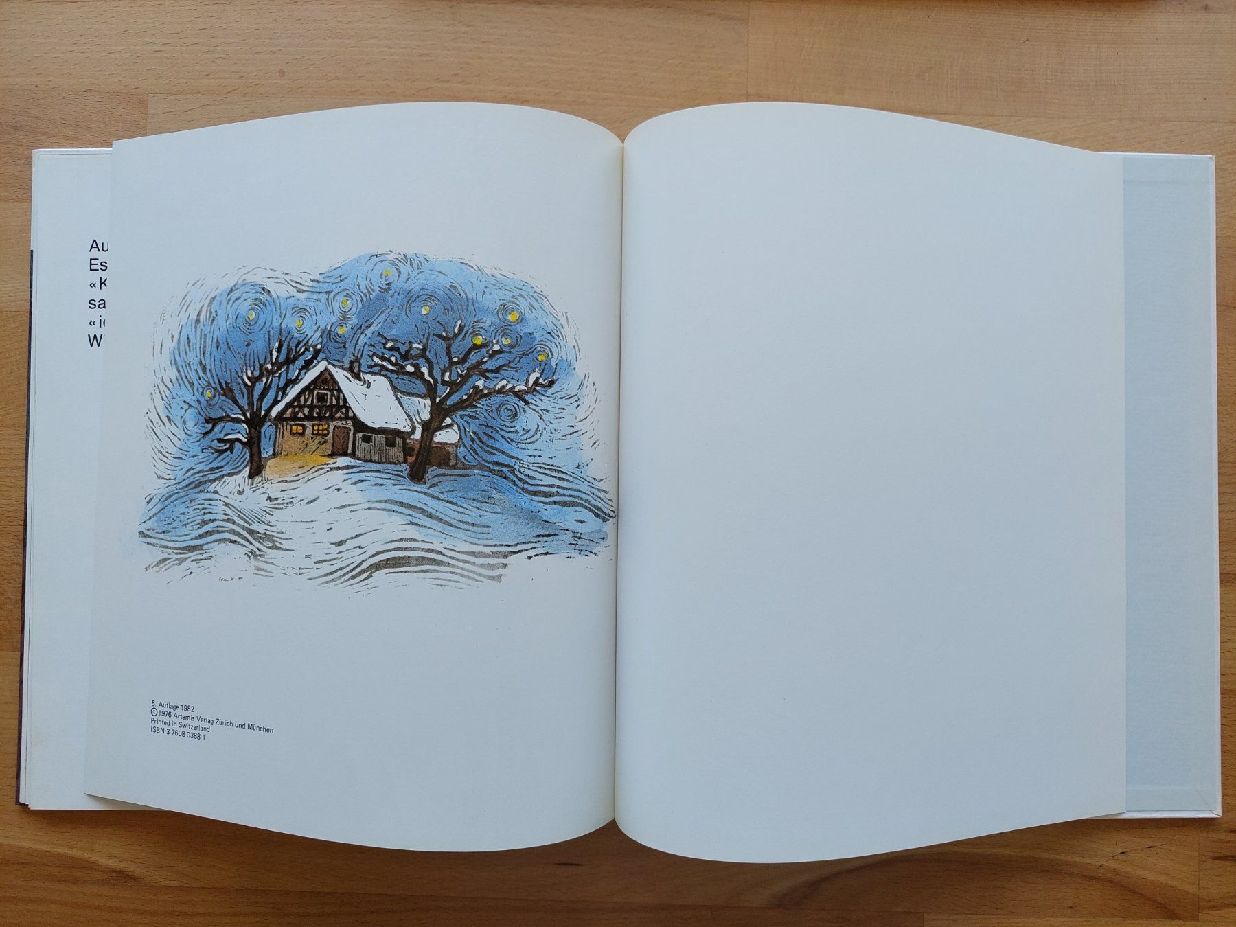 Livres: Eine Wintergeschichte - Max Bolliger / Beatrix Schären – D'occasion à Obfelden par Foto_Bild_Kunst_Buch 8