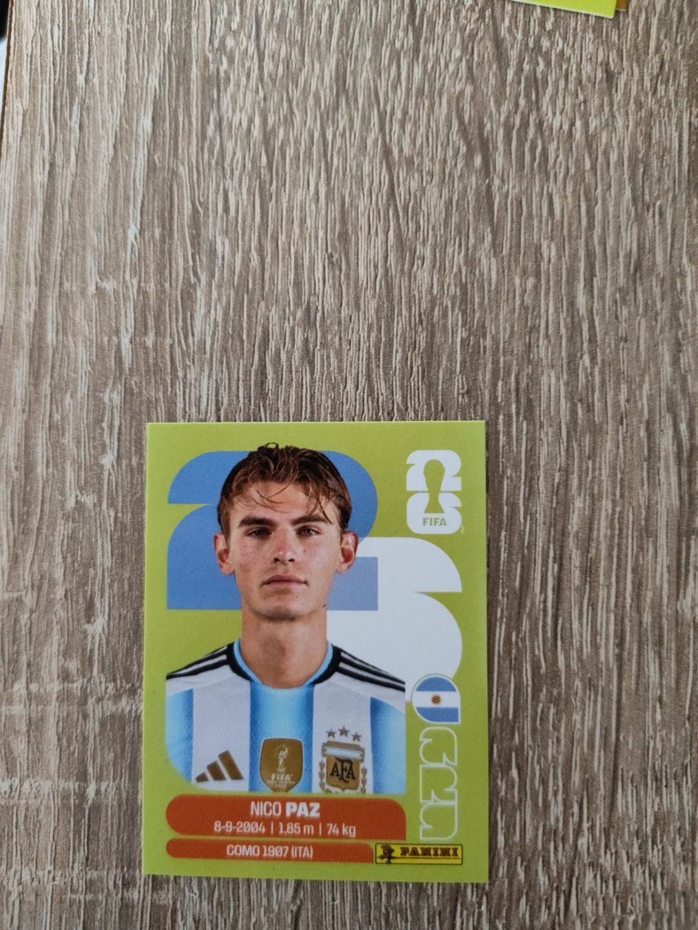 Panini Carte collezionabili: Panini WM 2026 ARG 14, Paz – Usato da Aarburg venduto da gloeckgloeck