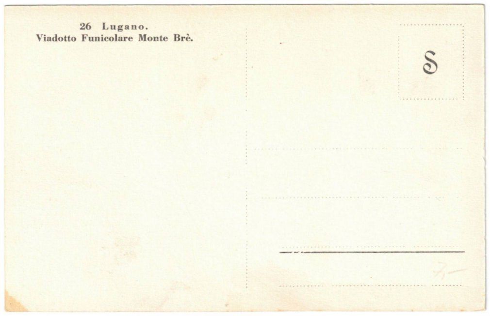 Cartoline postali: Lugano - Standseilbahn Monte Bré – Usato da Binningen venduto da Mountainrider 1