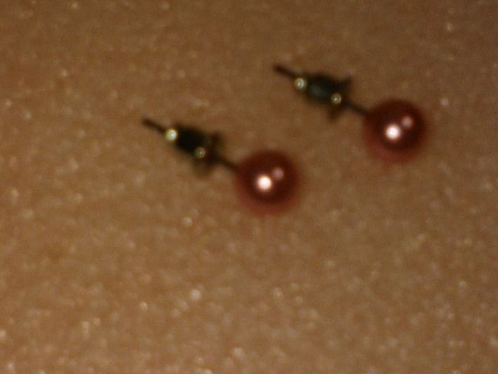 Ohrringe & -stecker: modeschmuck ohrringe,,künstliche perlen,,hellroserot – Neu (gemäss Beschreibung) aus Basel von bijoutrie_4 3