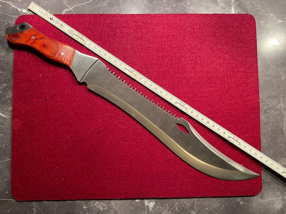 Halloween Fake Messer 35 Cm - Kunstblut Messer Für Kostüme