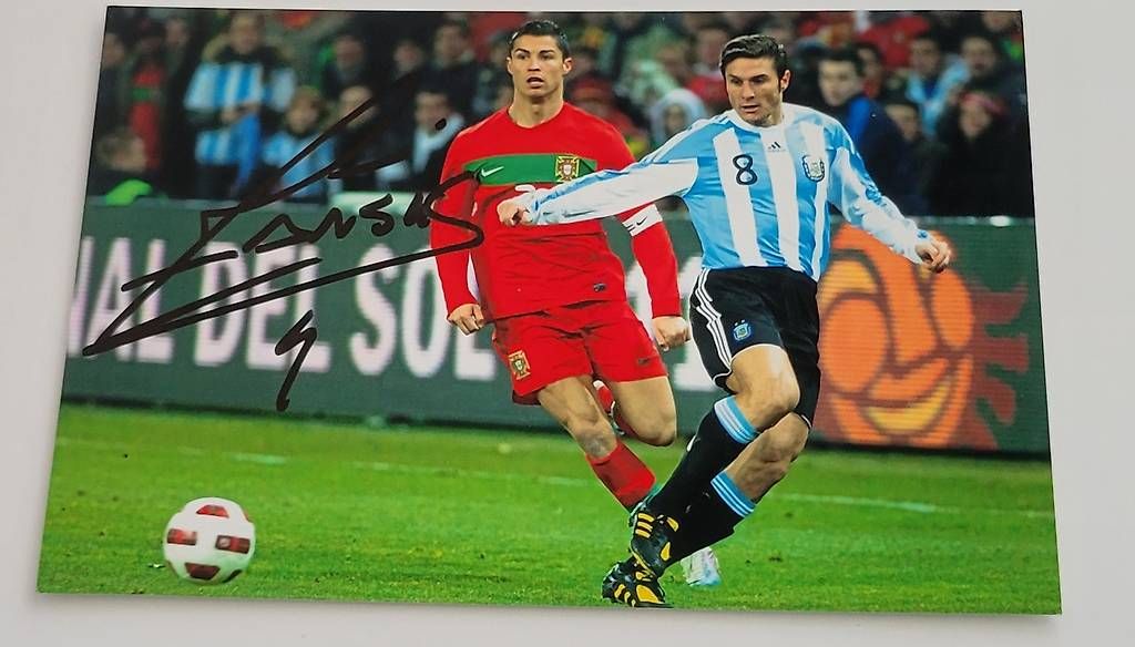 Autogramme: Autogramm Javier Zanetti – Neu und originalverpackt aus Zürich von mag_y68h