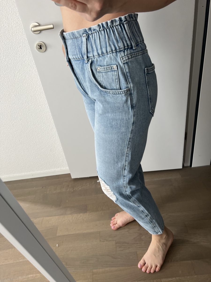 Only Jeans: Only Blue Denim Hose mit Riss – Neu (gemäss Beschreibung) aus Kriens von Krienserin_T 1