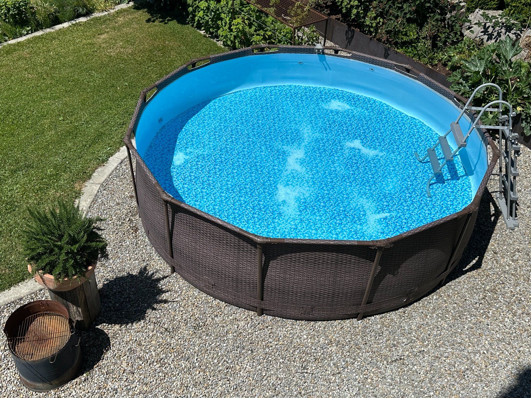 Bestway Piscines: Bestway Pool Set Rattan Optik 366x100cm – D'occasion à Andwil SG par marigo