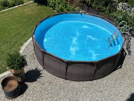 Bestway Pool Set Rattan Optik 366x100cm