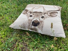 Hirsch Kissen, Dekokissen mit Hirsch Motiv