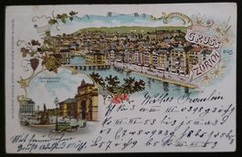 Gruss aus Zürich 1900