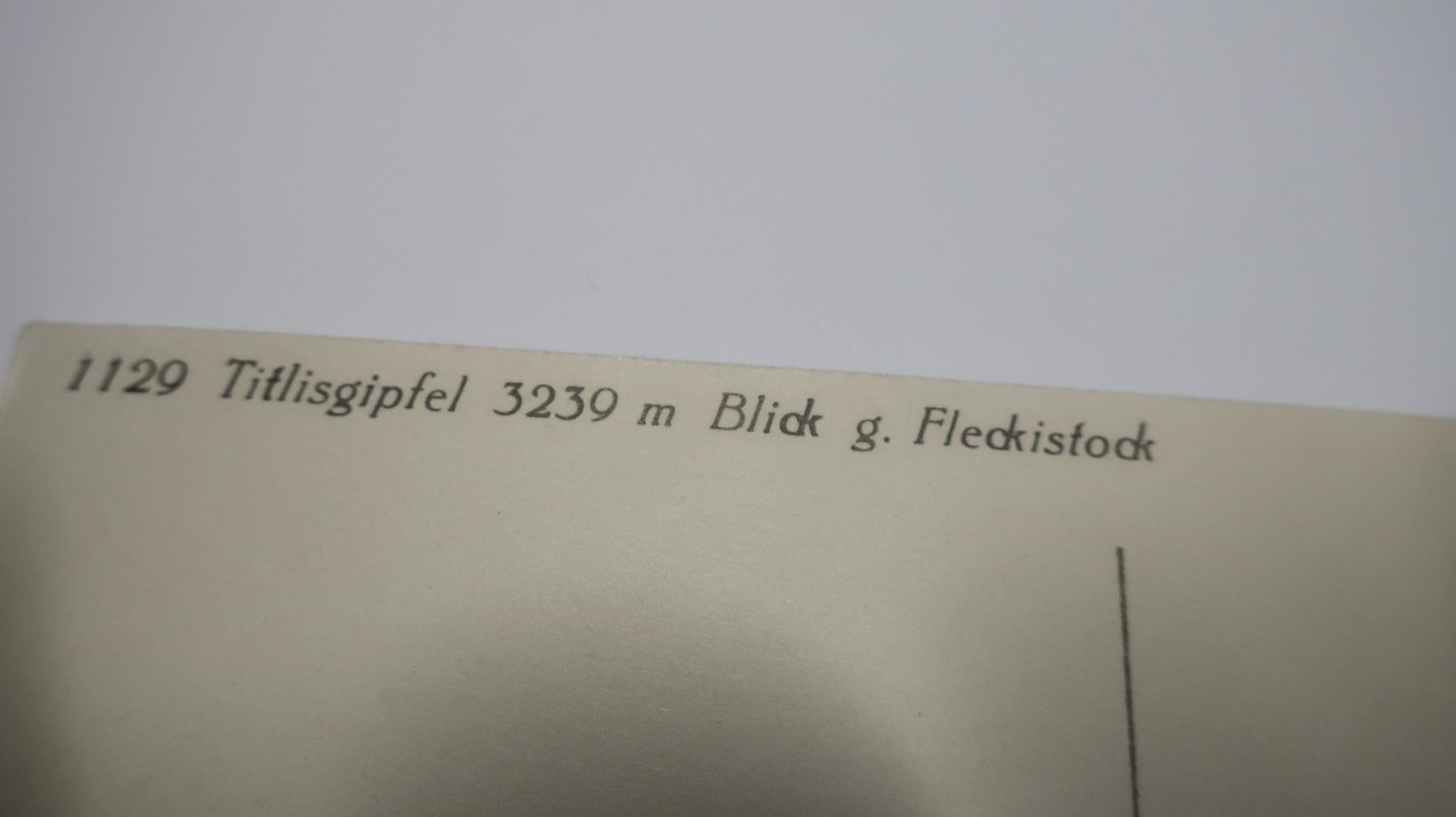 Ansichtskarten: Titlisgipfel Blick g. Fleckistock – Gebraucht aus Cormoret von Pascalll2001 5
