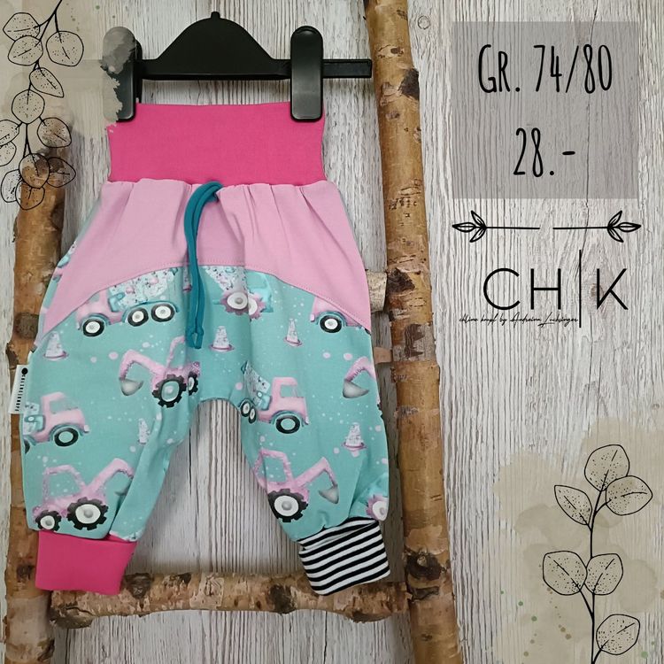 Rainjia Baby Mädchen Leggings 4er Set - Gestrickte Baumwollhosen Gr. 74-104