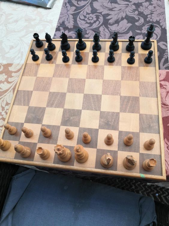 Schach Schachbrett mit Figuren,Muehlebrett ohne Figuren | Kaufen auf ...