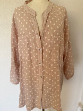 Leinen Bluse Gr. XXL von Piment Rouge Paris