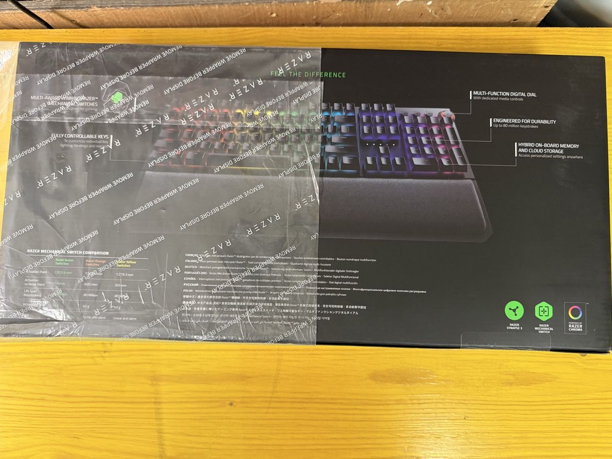 Razer Tastiere: Razer BlackWidow Elite Gaming Tastatur – Nuovo e nell'imballaggio originale da Uster venduto da Dervisevic_Su 2
