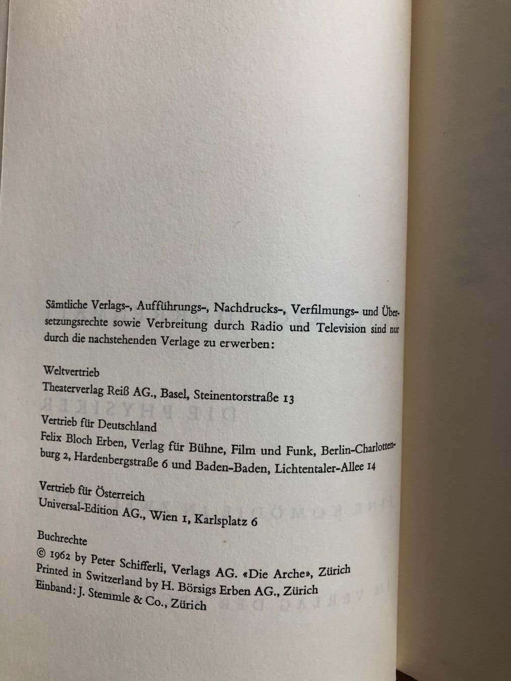 Bücher: Die Physiker - Friedrich Dürrenmatt – Gebraucht aus Grenchen von Kogi7 2