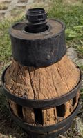 Lampe aus altem Radteil