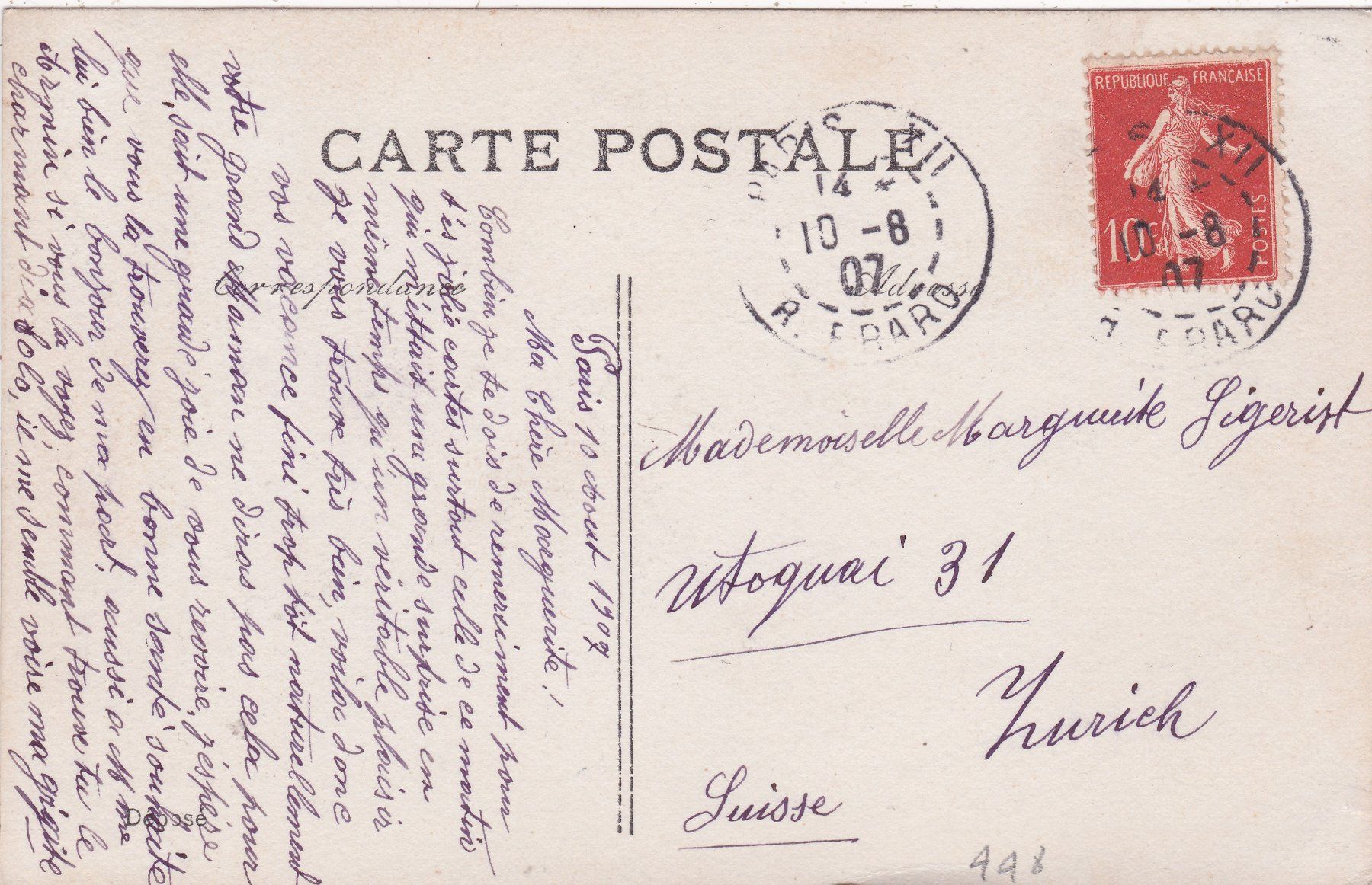 Cartoline postali: Frankreich Kitsch Kind Mädchen Spielzeug 1907 – Usato da Herisau venduto da Lisegrat2008 1