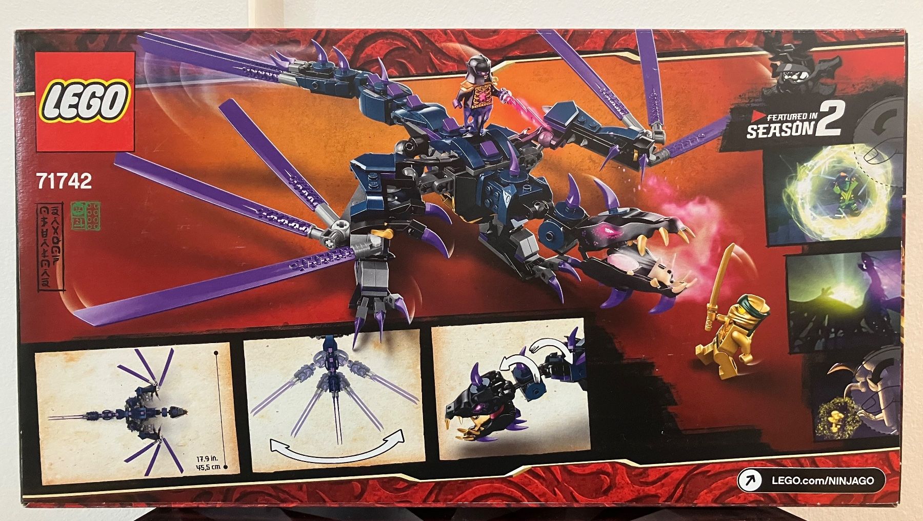 Lego Kit di costruzioni: LEGO 71742 Overlord Dragon – Nuovo e nell'imballaggio originale da CHENE-BOUGERIES venduto da homeswisshome 1