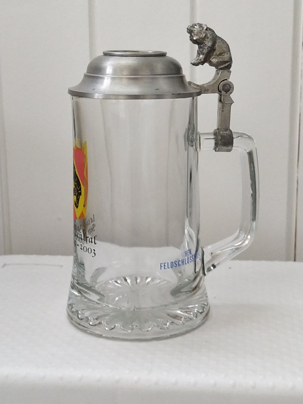 Feldschlösschen Verres: Chope à bière Feldschösschen commémorative – D'occasion à Le Mont-sur-Lausanne par Atelier_Rezart