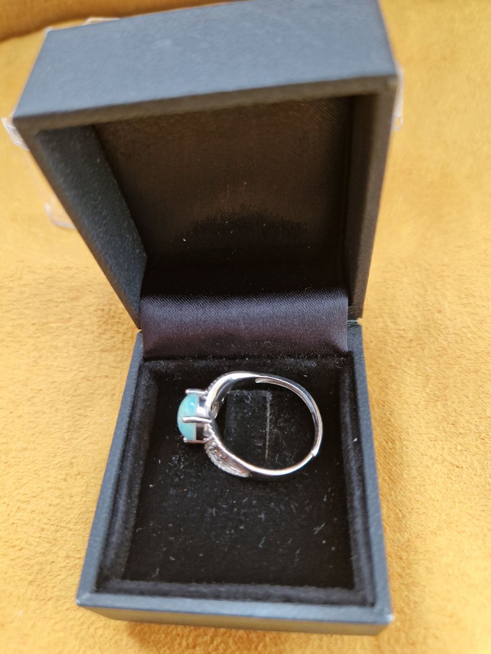 Anelli: Bague argent avec pierre opal - Taille réglable! (59) – Nuovo (secondo la descrizione) da Bulle venduto da EdelweissandRoses 2