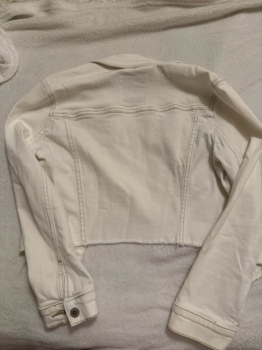 Hollister Giacche: Hollister Jeansjacke Weiss – Nuovo (secondo la descrizione) da St. Moritz venduto da ari_9fcv 4