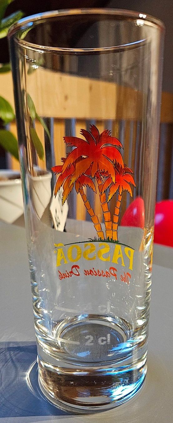 Gläser: 6 Passoa Glas 2 dl altes Design Logo – Neu (gemäss Beschreibung) aus Brittnau von leroyjethro 1
