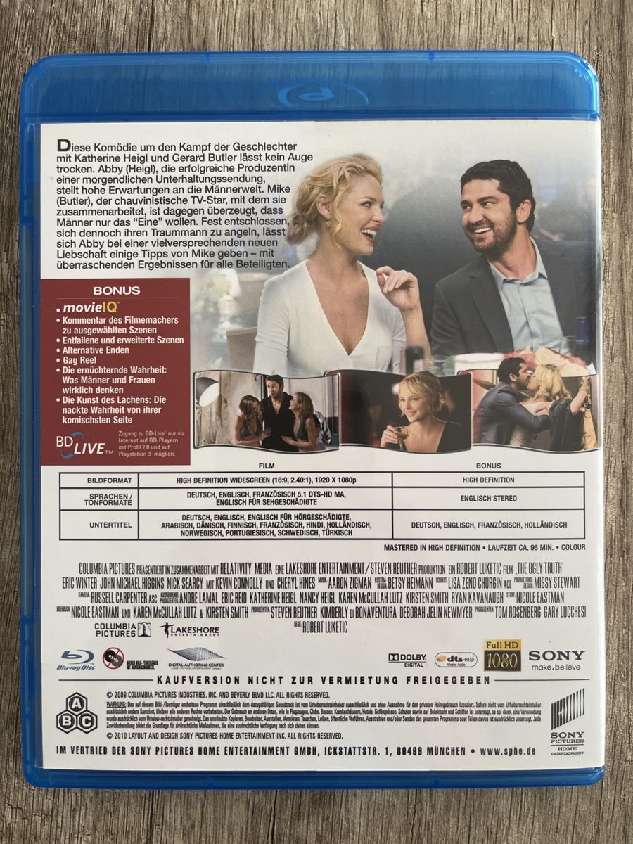 Tutti i DVDs: Die Nackte Wahrheit Blu-ray – Usato da Frutigen venduto da abr_w5b2 2