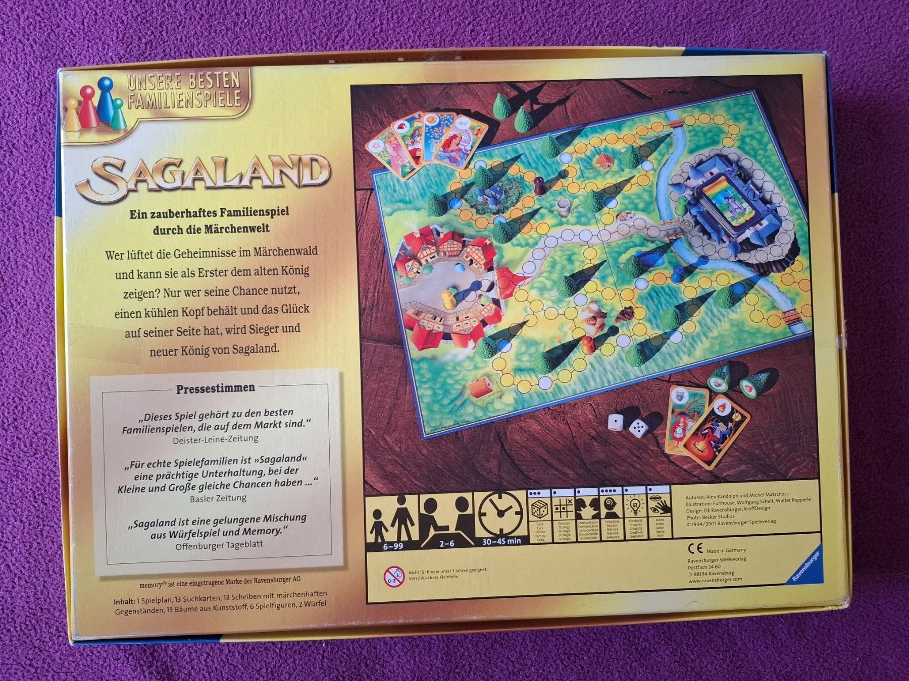 Ravensburger Giochi: Ravensburger Spiel - Sagaland – Usato da Müllheim Dorf venduto da Seeeule01 9