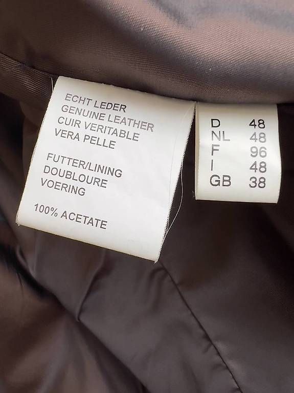 Giacche: Herren Blazer Lederjacke (Braun) – Usato da Lutry venduto da Tim3573 1