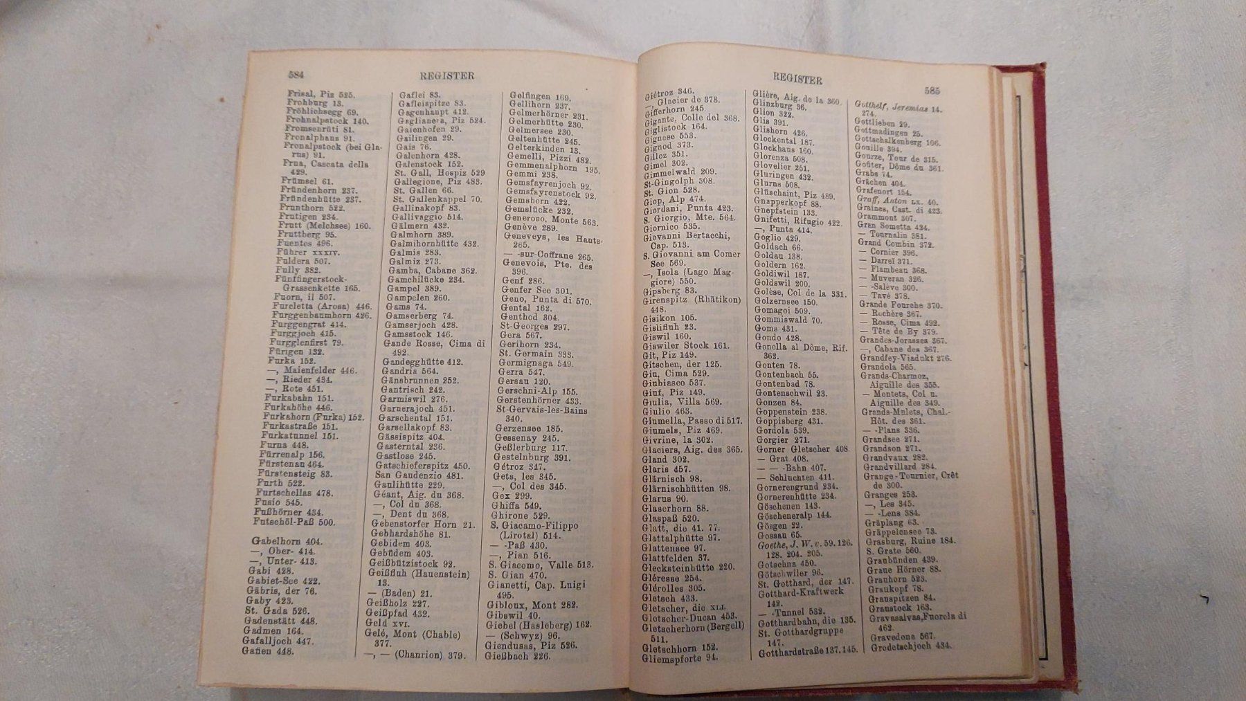 Bücher: DIE SCHWEIZ        KARL BAEDEKER LEIPZIG 1937 – Gebraucht aus Männedorf von hch_8fd9 7