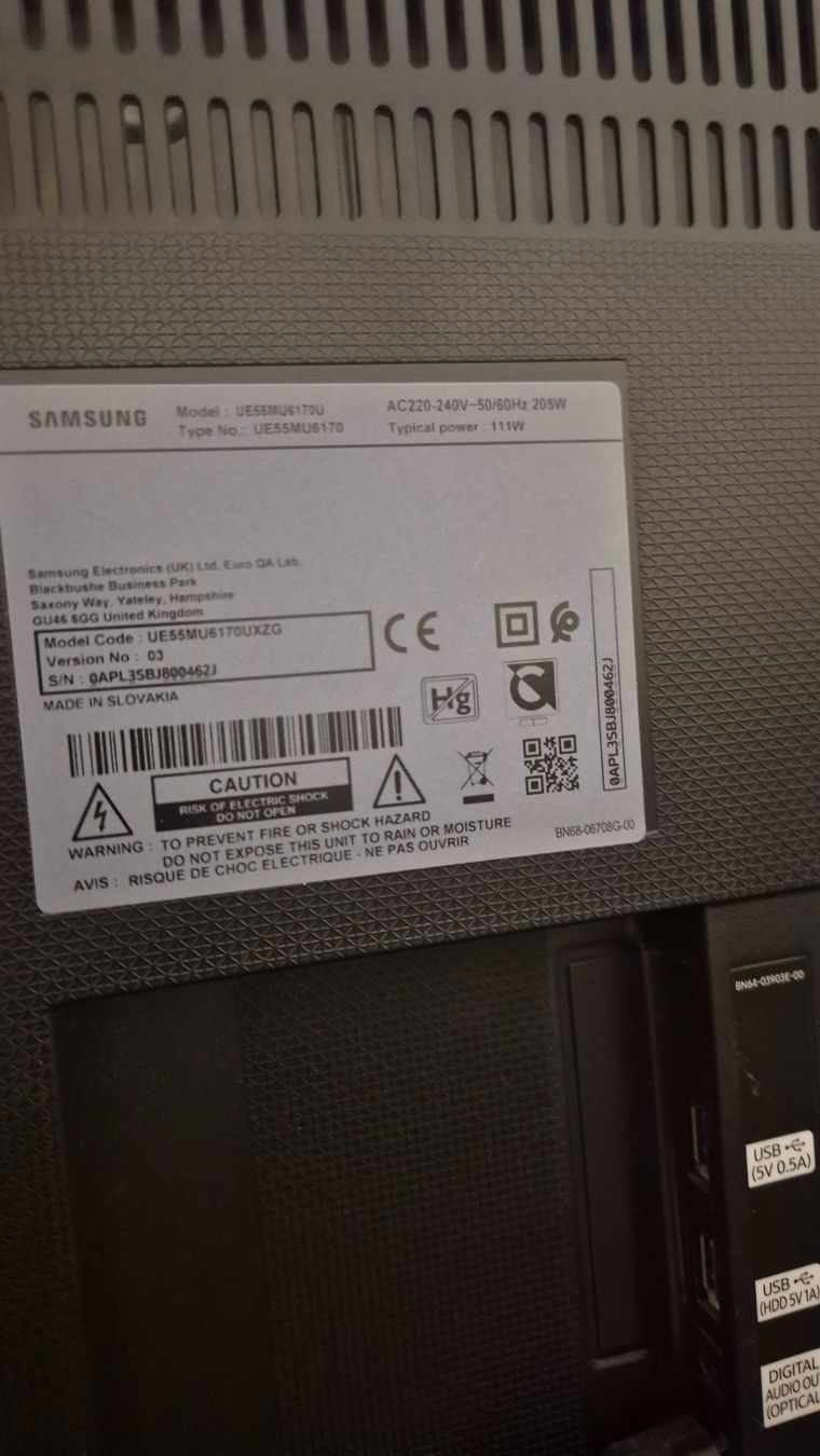 Televisori: Samsung 55" télé – Usato da Prez-vers-Siviriez venduto da max_g8yk 2