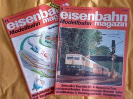eisenbahn - modellbahn - magazin 5/85 und 11/85 ( Magazin )